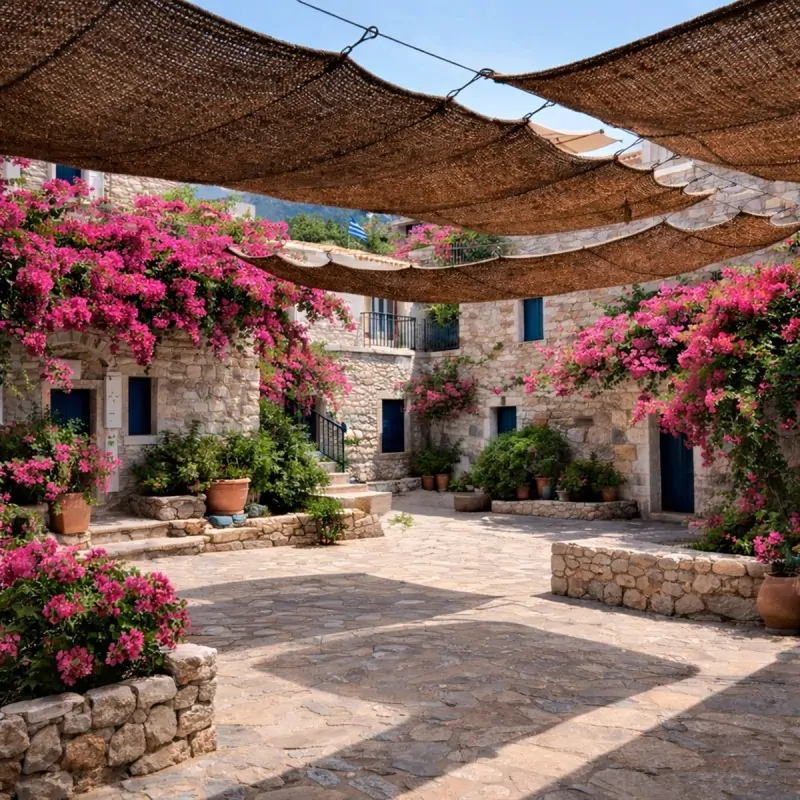 Coconut Fiber Shade Sail Premium M3 (3x7m) – Rectangular