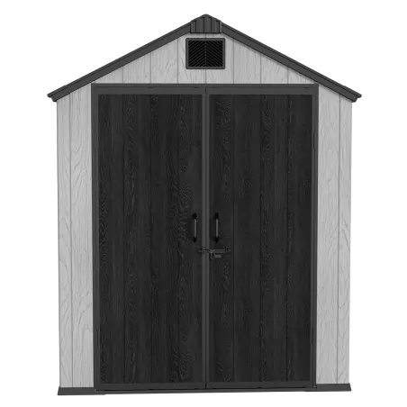 PP Garden Shed 176x169x224 cm with Metal Frame