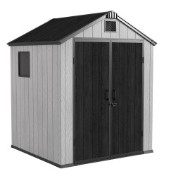 PP Garden Shed 176x169x224 cm with Metal Frame