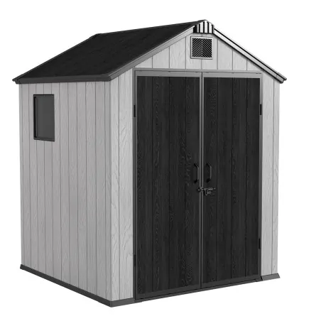 PP Garden Shed 176x169x224 cm with Metal Frame