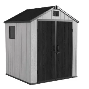 PP Garden Shed 176x169x224 cm with Metal Frame