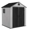 PP Garden Shed 176x169x224 cm with Metal Frame