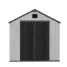 PP Garden Shed 229x169x216 cm with Metal Frame