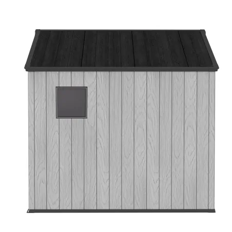 PP Garden Shed 229x169x216 cm with Metal Frame
