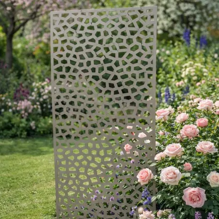 Mosaic Trellis PP 100 x 200cm - Taupe