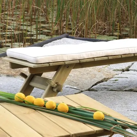 Wooden Chaise Longue 191 x 56,5cm