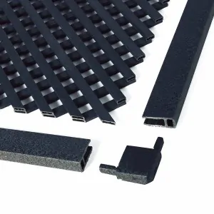 LOP® Synthetic Trellis 82 x 122cm - Anthracite with Frame