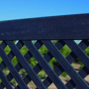 LOP® Synthetic Trellis 82 x 122cm - Anthracite with Frame