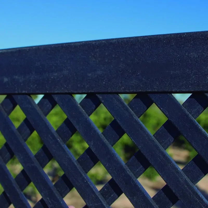 LOP® Synthetic Trellis 102 x 202cm - Anthracite with Frame