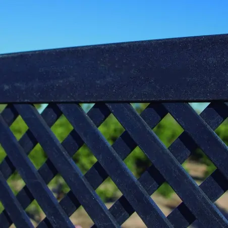 LOP® Synthetic Trellis 102 x 202cm - Anthracite with Frame