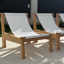 Ανταλλακτικό Ύφασμα Πολυθρόνας OSO Λευκό