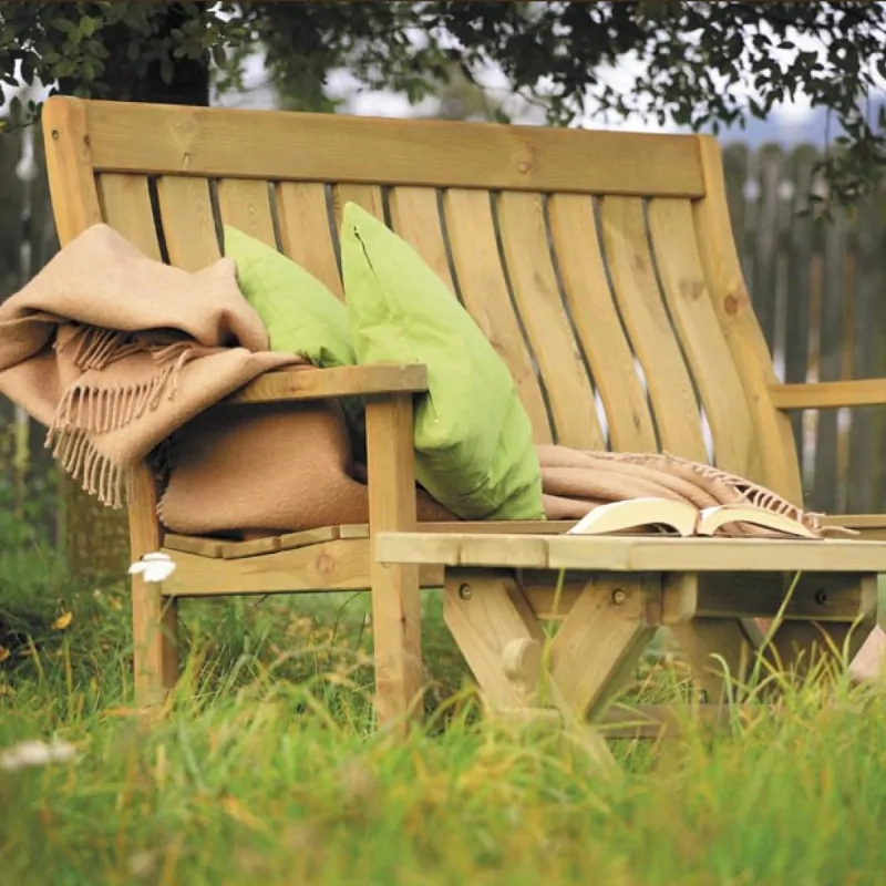 Wooden Garden Bench Violeta 145 x 73 cm