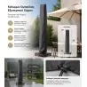 Outdoor Umbrella Cover 255x55/60cm Waterproof