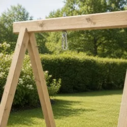 Swing Hook 14cm with Carabiner for Wooden Swings