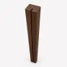Wooden Horizontal Support Post for PP Lattice 4.5 x 7 x 96.5cm Brown