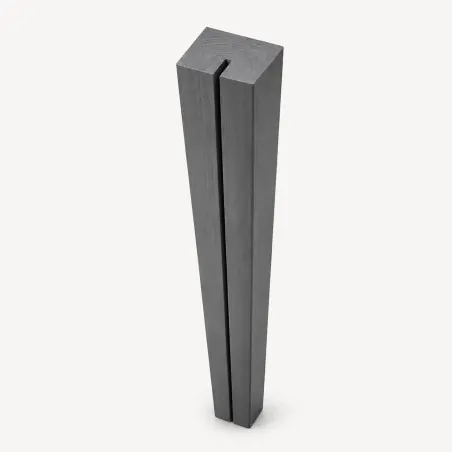 Wooden Horizontal Support Post for PP Lattice 4.5 x 7 x 196.5cm Grey