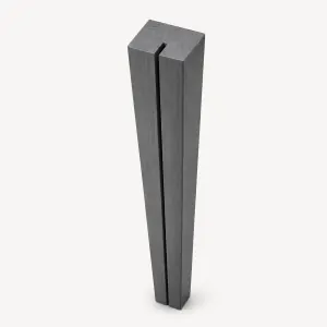 Wooden Horizontal Support Post for PP Lattice 4.5 x 7 x 196.5cm Grey