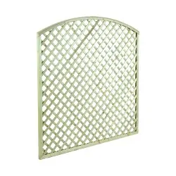 Wooden Diagonal Trellis Panel (6x6 Mesh) Arch - 180 x 180cm