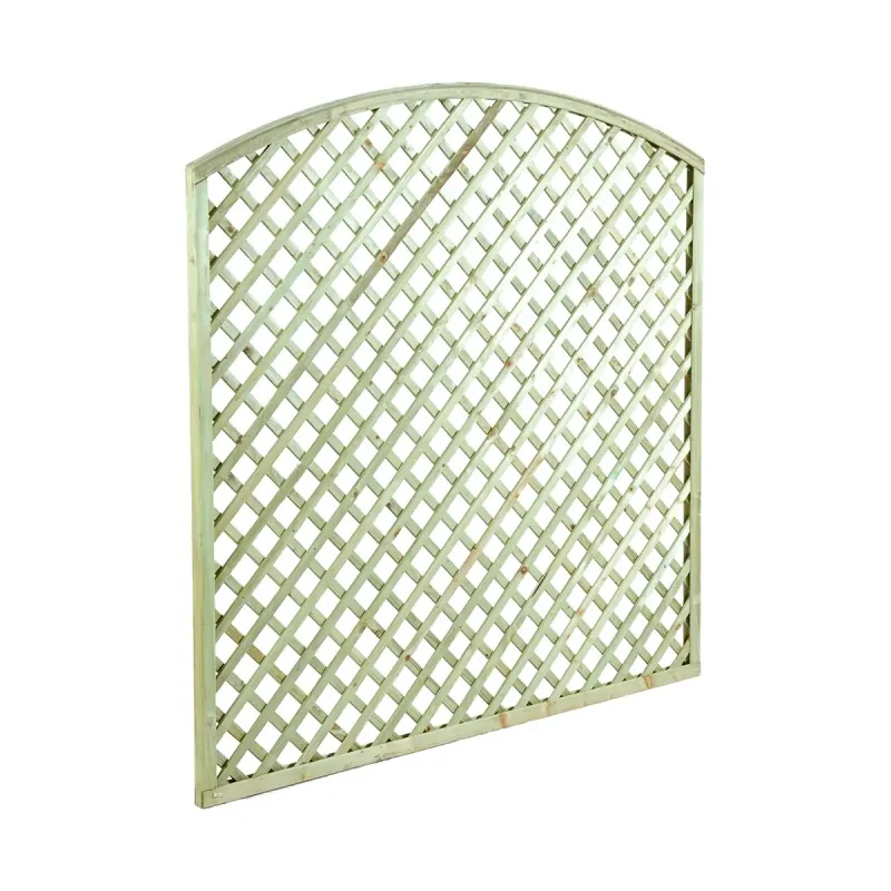 Wooden Diagonal Trellis Panel (6x6 Mesh) Arch - 180 x 180cm