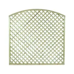 Wooden Diagonal Trellis Panel (6x6 Mesh) Arch - 180 x 180cm