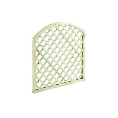 Wooden Diagonal Trellis Panel (6x6 Mesh) Arch - 100 x 100cm