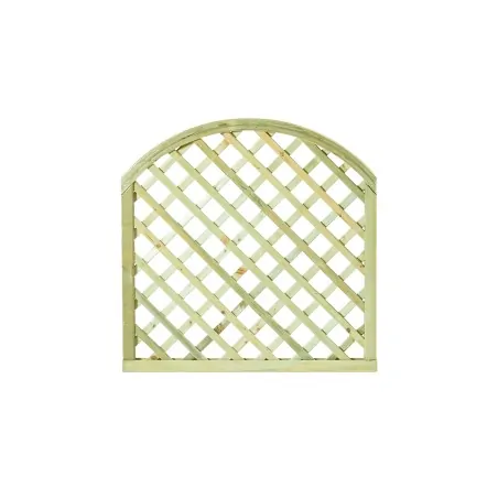 Arched Wooden Diagonal Lattice (6x6 mesh) - 90 x 90cm