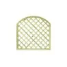 Arched Wooden Diagonal Lattice (6x6 mesh) - 90 x 90cm