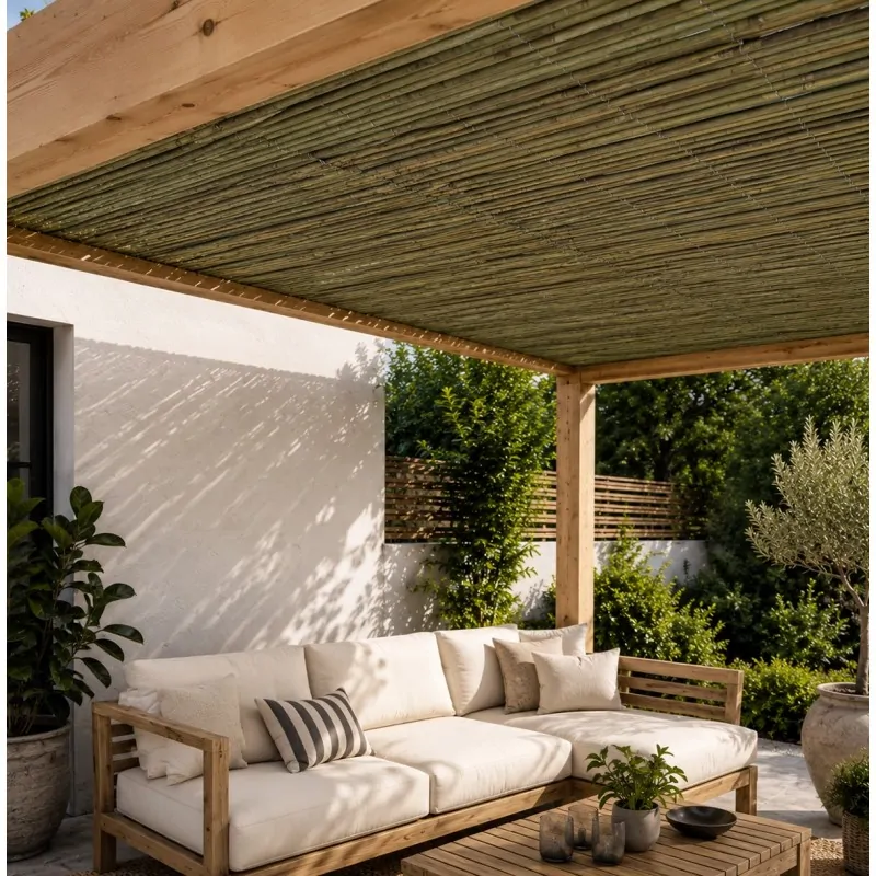 Καλαμωτή Μπαμπού Μασίφ Ø7-12mm 100 x 300εκ.