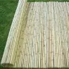 Καλαμωτή Κίτρινο Bamboo Ø25-30mm με Inox Σύρμα 250 x 250εκ.