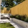Καλαμωτή Κίτρινο Bamboo Ø25-30mm με Inox Σύρμα 100 x 250εκ.