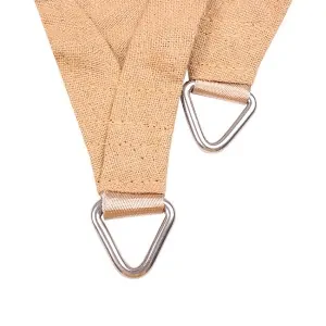 Natural Jute (Hessian) Rectangle Shade Sail 420gsm - 3x2m