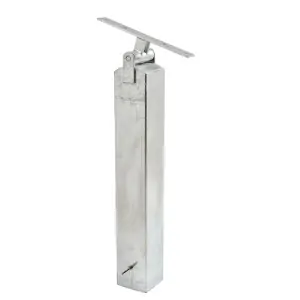 Seesaw Ground Anchor Connector with Metal Base
