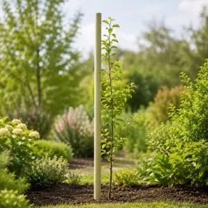 Wooden Fence Post Ø4 x 250cm with Pointed End