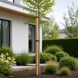 Wooden Post Ø5 x 250cm with Pointed End