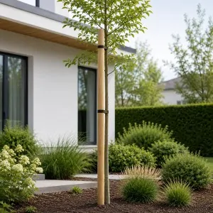 Wooden Post Ø5 x 250cm with Pointed End