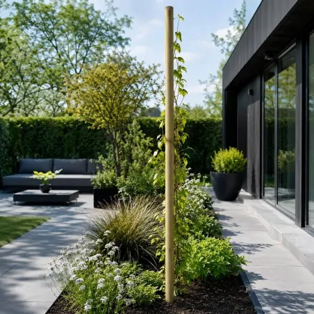 Pressure-Treated Round Wooden Post Ø6 x 300cm