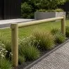 Pressure-Treated Round Wooden Pole Ø8 x 400cm