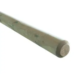 Pressure-Treated Round Wooden Pole Ø8 x 400cm
