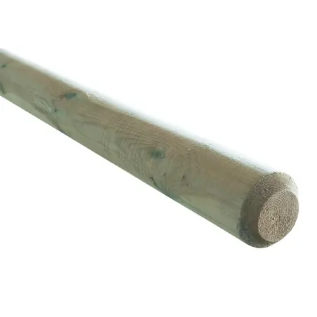 Pressure-Treated Round Wooden Post Ø8 x 300cm