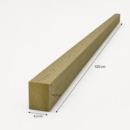 Finnish Timber Beam 4.5 × 14.5 × 420 cm