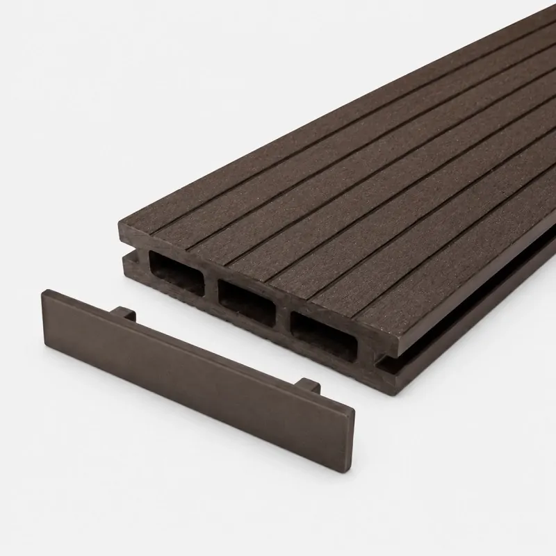 WPC End Cap Dark Brown 2.5 x 10.5cm – Pack of 10pcs