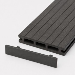 WPC End Cap Dark Grey 2.5 x 10.5cm – Pack of 10pcs