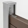 Γωνία INOX L 5x6,7εκ. για Κολώνα Αλουμινίου WPC