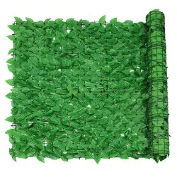 Artificial Greenery Mesh Light Green Premium 100x300cm