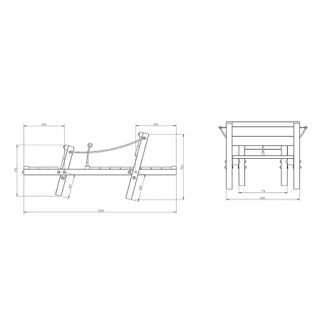 Wooden Playground Buggy for Parks, Schools & Hotels
