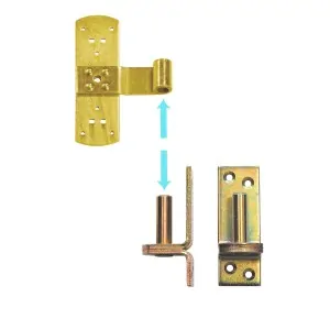Μεντεσές Πόρτας 165x13mm