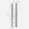 H-Type Concrete Post Base 13 x 6,5 x 60 cm for 12 cm Wooden Post / Beam