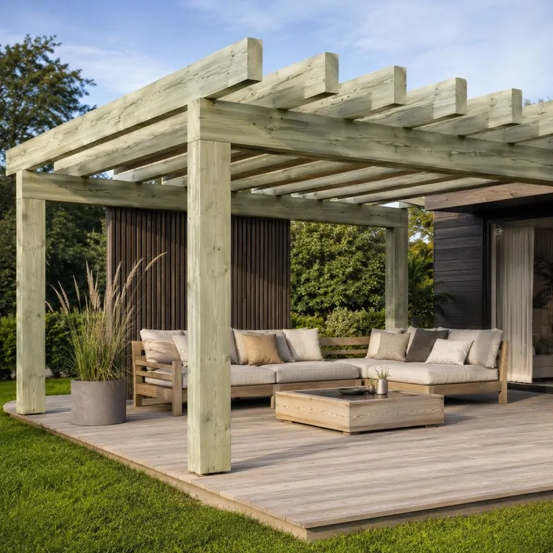Finnish Pressure-Treated Glulam Beam 9x20x600cm