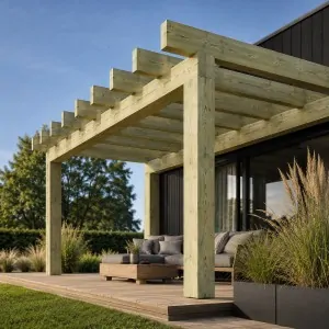 Finnish Pressure-Treated Glulam Beam 9x20x600cm
