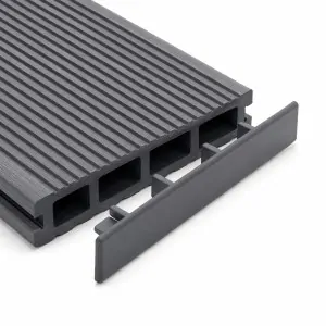 Τάπα WPC 2 x 12εκ. Γκρι για Σανίδα Περίφραξης